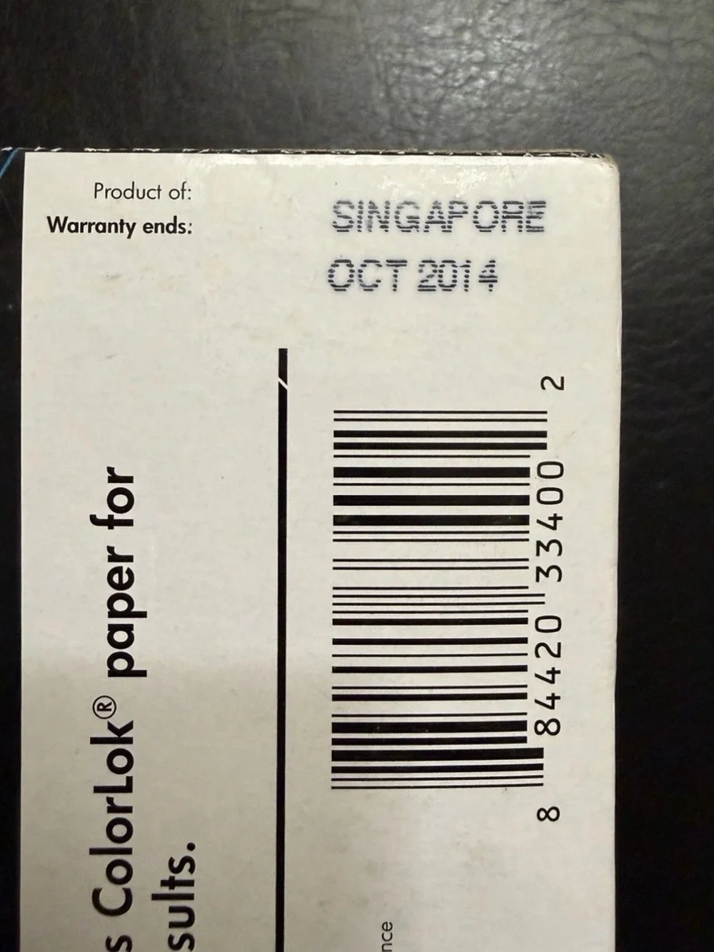 HP Officejet 940XL Black Toner - EXPIRED